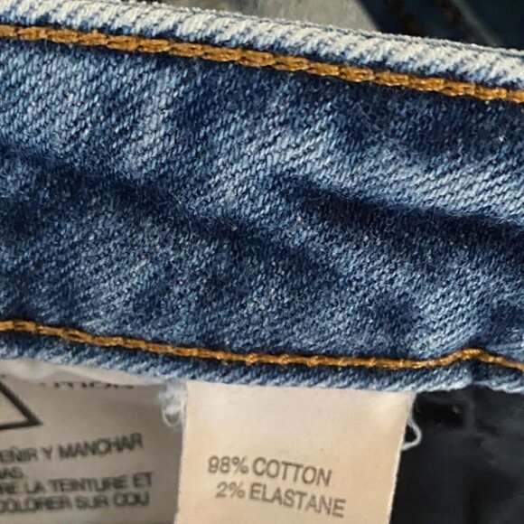 Zara Tralafuc Premium Wash Jeans Short Distressed Paint Splash Size 2 - Picture 7 of 15